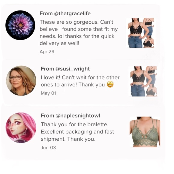 Plus Size Bralette Lace Top with Bra Pads- Burgundy - Picture 3 of 3